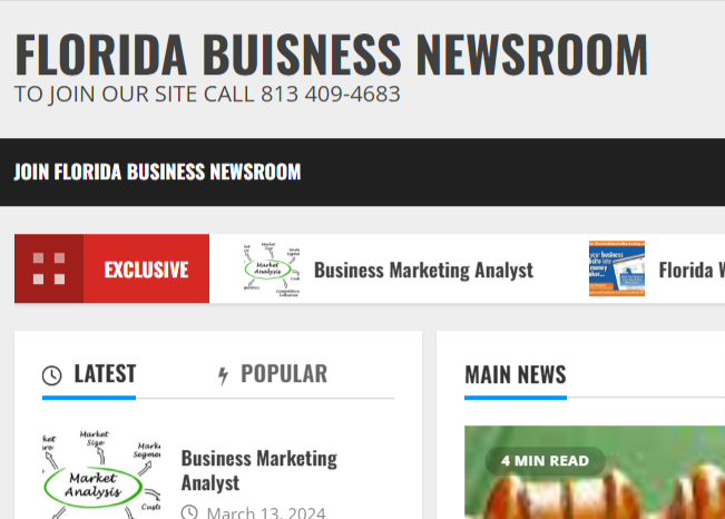 Florida Business Headlines and Newsrooms